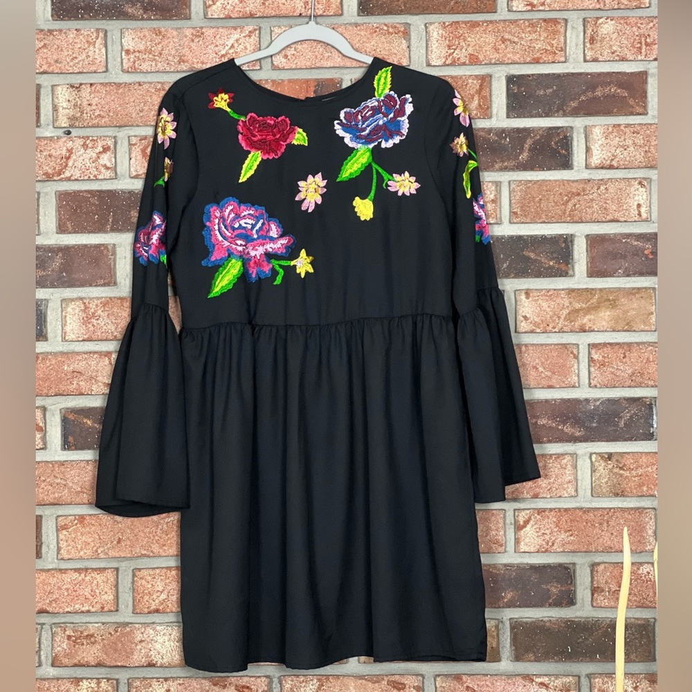ASOS Embroidered Mini Dress